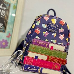 Loungefly Disney Princess Books Backpack